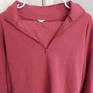 A New Day Matching Sweatsuit in Muted Red